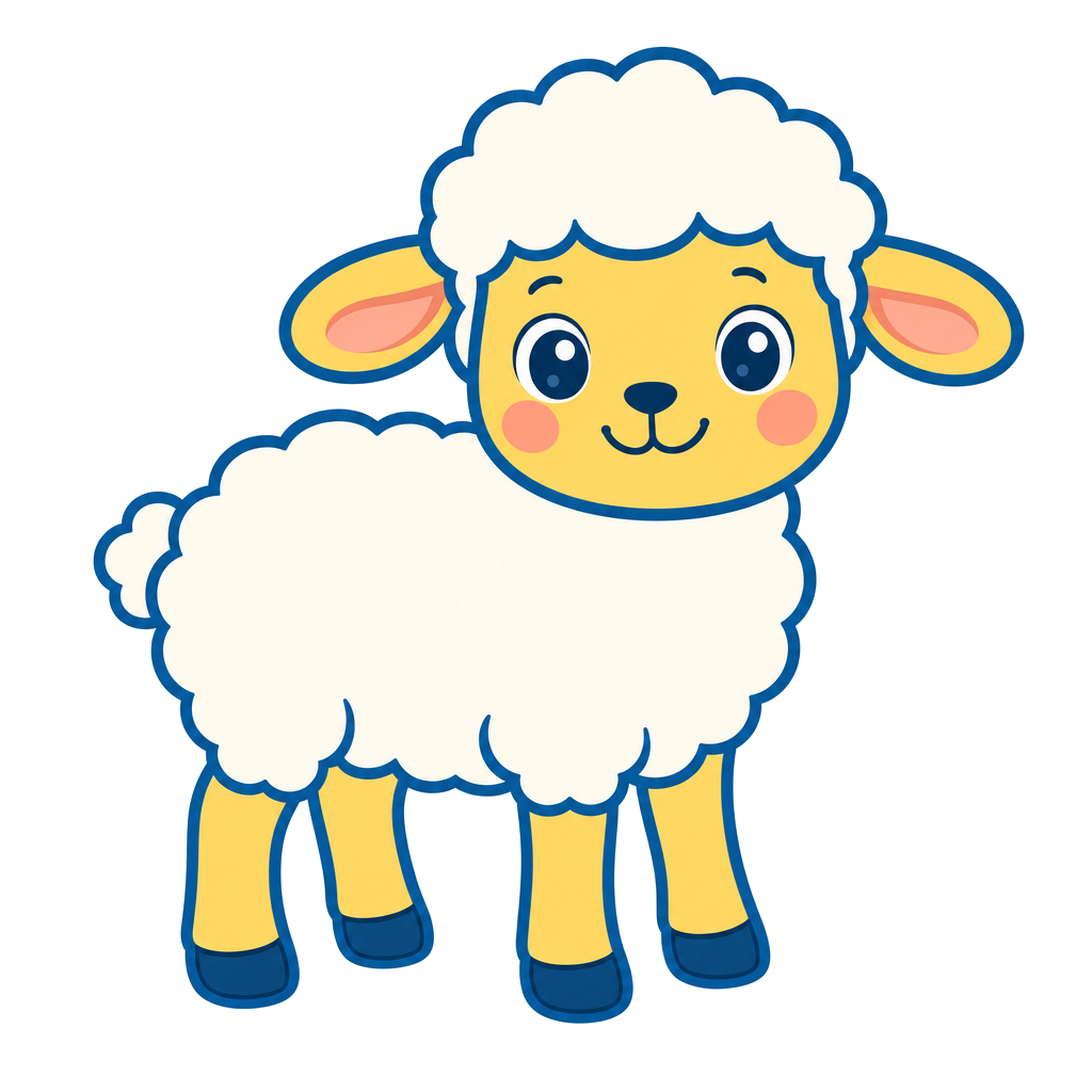 Biblelings the friendly lamb